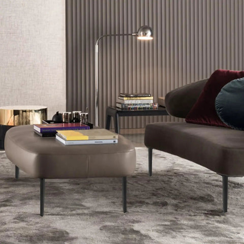 Top Shelf Folding Table Legs 13 8 Inch Rock Solid Metal Collapsible Furniture Stand With Self Locking Design Hassle Free Mounting Kit Matte Black, used in a modern living space.