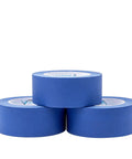 3 Pack 1.88 Inch Blue Painter's Tape With Medium Adhesive For Sharp Edges No Residue Sticks To Wood Drywall Painted Surfaces Easy Tear Crepe Paper