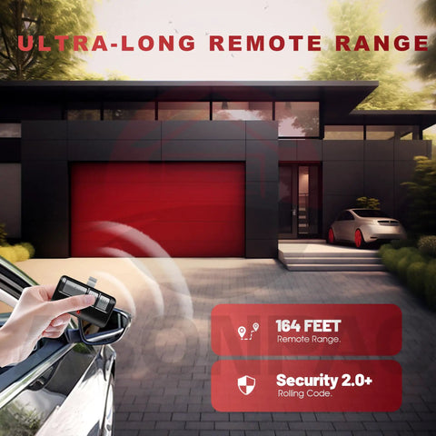 Universal Garage Door Opener Remote That Plays Nice With LiftMaster Sears Craftsman, Wide Compatibility, ultra-long remote range