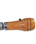 Hand Sewing Awl Kit For Leather And Canvas Repair With Four Straight Needles And 180 Yards Thread Stored In Wooden Handle