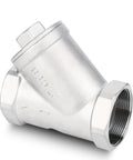 Beefy Heavy Duty 304 Stainless Steel Y Strainer 2 Inch NPT Female Filtration With 80 Mesh Screen For Water Oil Gas Inline Y Shaped Filter Valve DN50