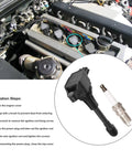 Set Of 4 Ignition Coil Packs And Spark Plugs For Nissan Vehicles installation illustration