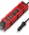 Tailgate Tough 200W Car Power Inverter Converts 12V Dc To 110V Ac No Hassle With Dual Us Sockets and USB ports.