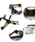 110V 800W Pipe And Tube Polisher with Stainless Round Sander, 360 Degree Rotation and 6 Speed Adjustable features shown