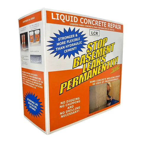 LCR Epoxy Concrete Crack Repair Kit Stop Leaks With High Performance Structural Bonding Professional Grade DIY Friendly Versatile for sealing cracks
