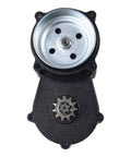49Cc 4 Stroke Gearbox With Double Chain Clutch Drive For Mini Off Road Bike Engine Replacement front view with steel gear