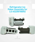 Game-Changing Refrigerator Ice Maker Assembly Kit Replacement For LG AEQ36756912 durable components