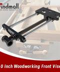 Tough As Nails Ten Inch Woodworking Front Vise Cast Iron Heavy Duty Workbench Mount, showcasing durable construction and reliable grip.