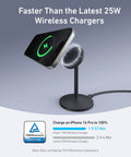 MagSafe Charger Stand For iPhone 17 16 15 14 13 Series 15W Fast Wireless Charging Station Qi2 Certified shown charging device