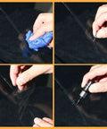 Steps to apply No Sweat Quick Fix Windshield Repair Kit With Nano Resin For Small Chips Bullseyes Stars And Cracks