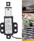 Smooth Operator Telescopic Linear Electric Actuator 24V low noise, compact aluminum design, used in furniture and machinery.