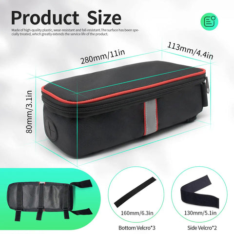 Heavy Duty Ebike Controller Bag And Lithium Battery Box Kit For Electric Bicycles And Mountain Bikes Rugged Dustproof Case For Controllers And Batteries Easy Mounting Weatherproof Storage For On The Go