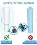 Coffee Water Filter Replacement For Jura Machines Clearyl White Filter Cartridge, TUV SUD Certified, 6 Pack; comparison with other models