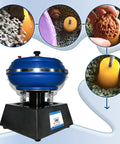6L Electric Vibratory Tumbler For Polishing And Rust Removal, Magnetic Rock Tumbler Bowl, machine showcasing polishing process