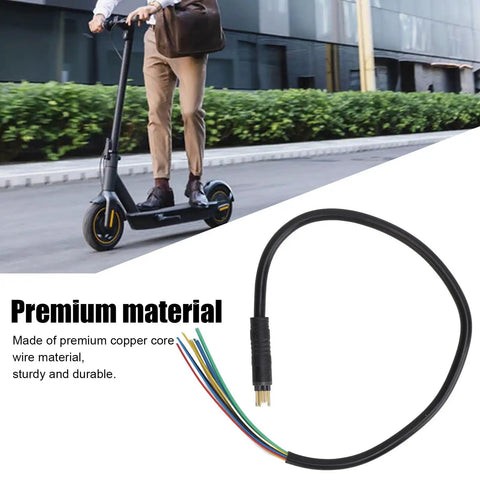 Dope Copper Core Electric Scooter Wiring Harness Replacement Kit, 9 Pin Waterproof Motor Cable for Solid Power and Easy Install, Durable, Heat Resistant Copper Wiring Upgrade for Your Scooter