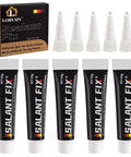 5 Pack Quick-Dry All Purpose Glue Kit With Snip Tip Applicator Caps For Invisible Sealant And Strong No Mess Repairs