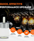 Fuel Line Kit With Primer Bulb And Tune Up Kit for MTD Troy Bilt Trimmers product detail image with performance upgrade text