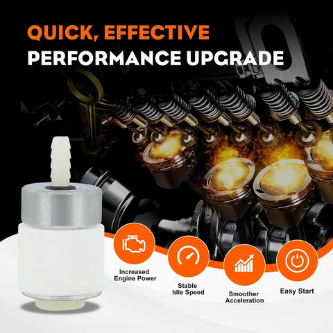 Fuel Line Kit With Primer Bulb And Tune Up Kit for MTD Troy Bilt Trimmers product detail image with performance upgrade text