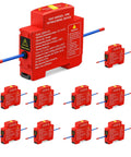 10 Pack Temp Triggered Fire Extinguishers Dual Din Rail Mount Heat Aerosol Auto Flame Suppressors Quick Draw Smoke And Blaze Knockdown