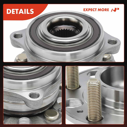 2 Pack Wheel Bearing And Hub Assembly 5 Lug Set Fits Kia Sorento 2021 2022 Telluride 2020 2021 close-up details
