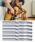 10 Piece 8mm Twist Drill Bit Set Tungsten Steel Straight Shank End Mill Kit For Engraving PCB CNC Metal Plastic Wood High Efficiency