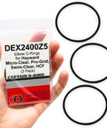 Replacement O Ring DEX2400Z5 For Hayward Filter Outlet Elbow Fits Micro-Clear Pro-Grid Swim-Clear And HCF Cartridge Filters Must Have Aladdin O24 Fittings 3 Pack, black rubber o-rings