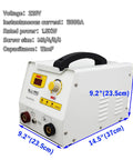 220V Spot Welder And Dent Puller Kit For Car Body Repair Heavy Duty Pro Grade Steel And Aluminum Sheet Metal Repair Machine front angle view