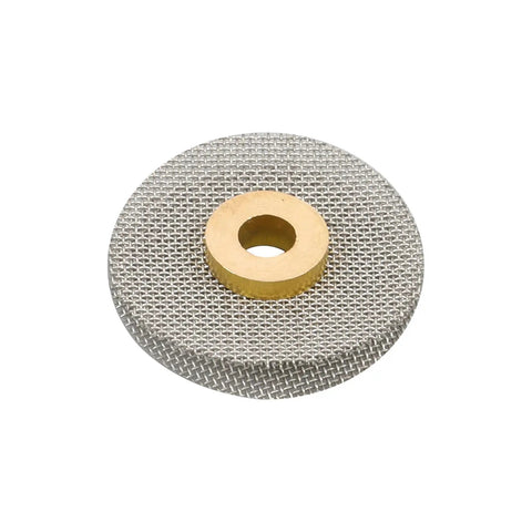 Stainless steel mesh disc from 90 Piece TIG Welding Torch Repair Kit With Stubby Gas Lens And Alumina Nozzles Glass Cups For WP17 WP18 WP26 Compatible Welding Nozzle And Collet Set For DIYers And Pros