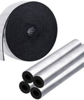 Self Adhesive Pipe Insulation Foam Tube Kit With 32.8 Ft Of 2 Inch Wide Foam And Four Strips 1.31 Ft Long 0.4 Inch Thick For Outdoor Pipes Spigot And Sprinkler Freeze Protection Easy Install No Sweat displayed