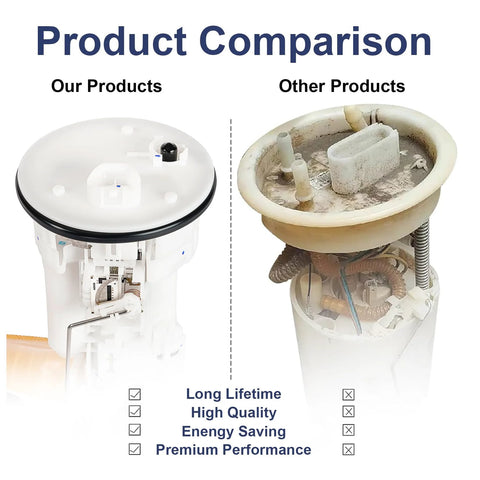 Electric Fuel Pump Module Assembly For Chevy Prizm And Toyota Corolla 1998 To 2002 1.8L L4 Gas Sedans comparison with other product