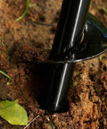 Heavy Duty Garden Auger Drill Bit 4 Inch By 12 Inch Spiral Bulb Planter Tool No Sweat For Seedlings And Bedding Plants Easy Planter Umbrella Hole Digger Solid Shaft Post Hole Digger For Three Eighths Inch Hex Drive Drills digging soil