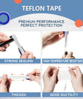 Heavy Duty PTFE Plumbers Tape For Sealing Threads On Water Pipes And Shower Heads One Roll Thick High Density