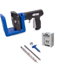 Pocket Hole Jig For Woodworking And Carpentry, Compatible With Materials From Half To One And A Half Inch Thick, Includes Sixty Pocket Hole Screws, GripMaxx Anti Slip Clamping, VersaGrip Rotating Handle, Premium New Model For DIY Enthusiasts.
