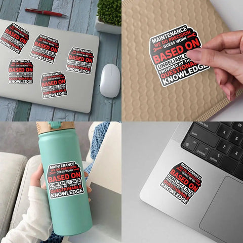 Funny Technician Humor Vinyl Sticker Pack For Toolbox Laptop Helmet Water Bottle And Journal Waterproof Decals 3 Inch Durable