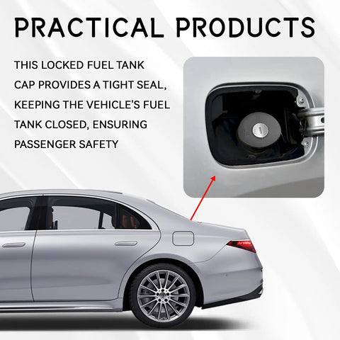Locking Gas Cap for Ford F-150 Explorer Escape Fusion Focus Edge Mustang Taurus Expedition Lincoln MKS MKT MKX MKZ Navigator Mercury Milan PN 8U5Z-9C268-B Fuel Tank Cap installed on a vehicle