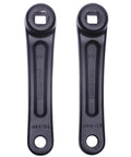 Beefy Forged Alloy 6061 Bike Crank Arms 89mm 102mm 114mm 127mm 140mm 152mm 160mm 165mm 170mm 175mm For Ebike With Square Hole Mid Mount Torque Ready And Durable Construction, 140mm pair