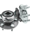 Heavy Duty Rear Wheel Hub Bearing Assembly Kit For Tesla Model S And X Two Pack Axle Units with detailed left and right view.