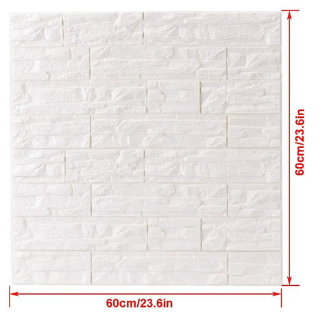 3D Brick Textured Wall Panels With Self Adhesive Foam Waterproof Finish For A Modern Living Room Bedroom Or Kitchen