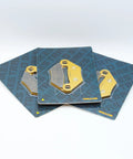 Three ceramic brake pad assemblies for Polaris Sportsman 850/570/550/450 (2009–2026), front & rear, on Traild cards.