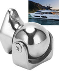 Premium 316 Stainless Steel Door Stopper Magnet That Holds Strong for Boat and Yacht Adventures, detailed view of magnet head.