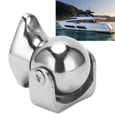Premium 316 Stainless Steel Door Stopper Magnet That Holds Strong for Boat and Yacht Adventures, detailed view of magnet head.