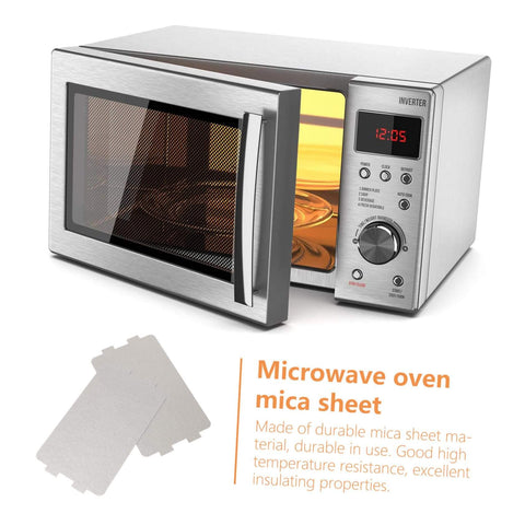 12 Pack Mica Sheets For Microwave Oven Heat Insulation And Flame Retardant Waveguide Cover Oil Resistant Mica Plate Photo
