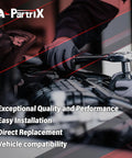 Mechanic installing Rear Wheel Bearing And Hub Assembly For Mitsubishi Lancer 2.0L 2002 To 2007 Replacement Fits Rear Left Or Right Wheel