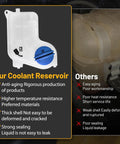 Comparison chart of Engine Coolant Overflow Tank 603-638 Direct Fit Replacement For Audi A4 A4 Quattro showing features and benefits.