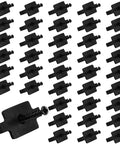 Nylon Deck Fastener Clips For Decking With Metal Screws, Composite Decking Fasteners And Nylon T Clips For Deck Boards, 120 Piece Pack Kit