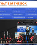All In One Automotive Power Circuit Tester Kit 9 To 30V For Cars And Trucks, with cables and probes, packaging displayed.