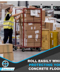 Heavy Duty Industrial Casters With Phenolic Wheels For Tough Jobs High Temperature Range Minus Fifty To Two Hundred Fifty Degrees