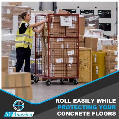 Heavy Duty Industrial Casters With Phenolic Wheels For Tough Jobs High Temperature Range Minus Fifty To Two Hundred Fifty Degrees