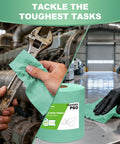 Heavy Duty Cleanroom Wipes Lint Free Cloths Jumbo Roll Extra Absorbent Towels Green 12 By 10 Inches 500 Count For Industrial Wiping Degreasing Auto Parts Lab Equipment