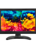 12 Inch HDMI Portable Monitor With 1366x768 Display Built In Speaker Plug And Play VGA HDMI AV Ports Crystal Clear Mini Screen